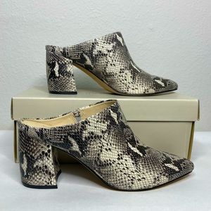 Marc Fisher Fragni Snakeskin Embossed Mule